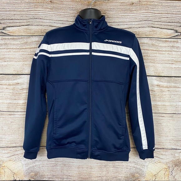 Brooks Other - Brooks Blue and white Track Jacket